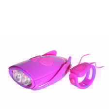 Cykellampa med ljudeffekter, Lila