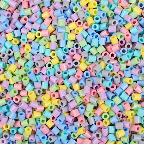 Rørperler 20 000 stk. Pastell Playbox