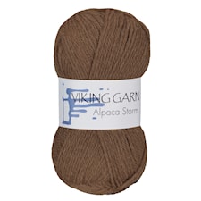 Alpaca Storm Garn Alpackamix 50 g Ljusbrun 509 Viking Garn