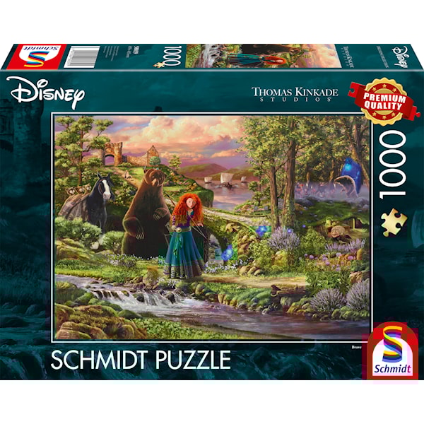 Puslespill Disney Brave Merida 1000 brikker, Schmidt