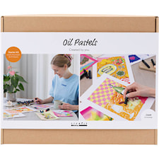 Aloita DIY-setti Öljypastellien sekavärit