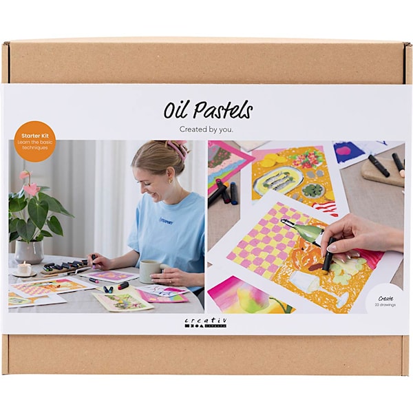 Start DIY Kit Oljepastell mixade f&auml;rger