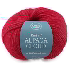 Adlibris Alpaca Cloud, 50 g, Crimson Red A285