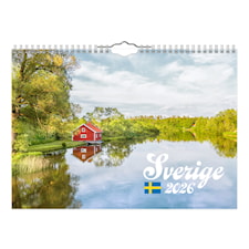 Väggkalender Sverige 2026