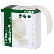 Kiinnitystyynyt valkoinen 25 x 12 mm 100 kpl BNT Office