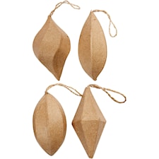 Julkulor Ornament 4 st