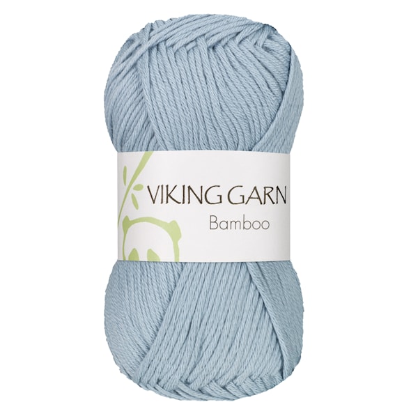 Bamboo 50 g Lys blå 620 Viking Garn