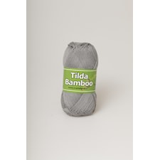 Svarta Fåret Tilda Bamboo lanka puuvilla/bambu 50g harmaa 808
