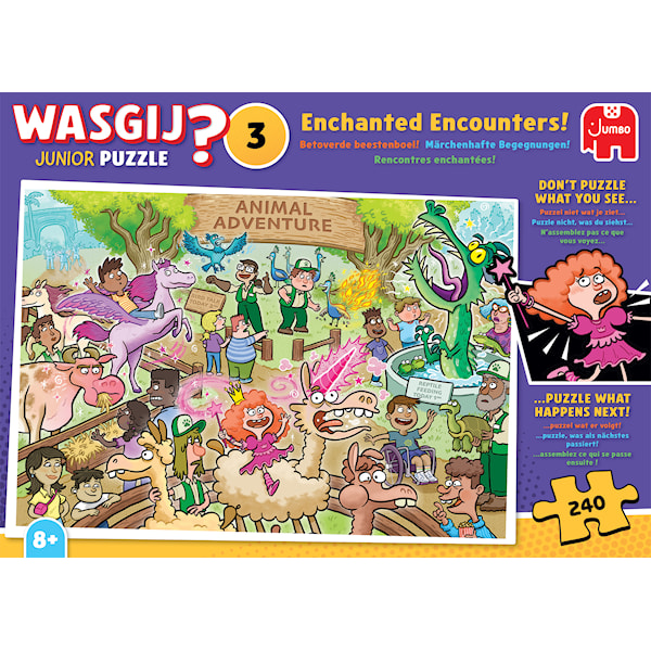 Wasgij Junior 3 - Enchanted Encounters! Pussel 240 bitar