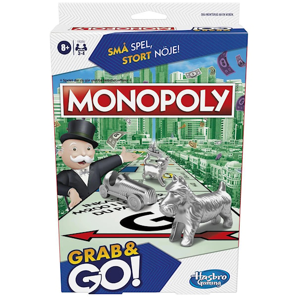 Resespel Grab & Go Monopoly (SE/FI)