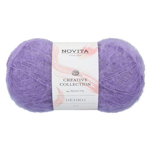 Hehku Garn Mohair Ullmiks 50 g inspirasjon 7021 Novita