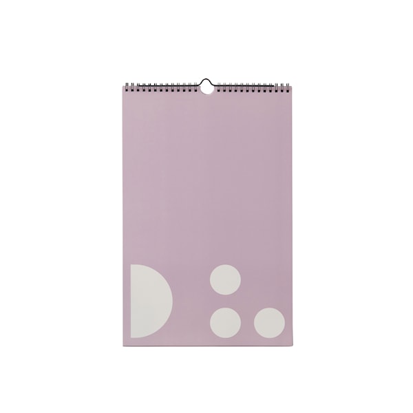 Månadskalender Lavender Design Letters