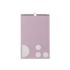 Monthly Planner Lavender Design Letters
