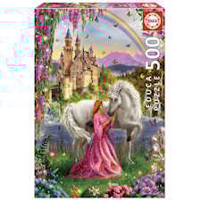Pussel, Fairy and Unicorn, 500 Bitar, Educa