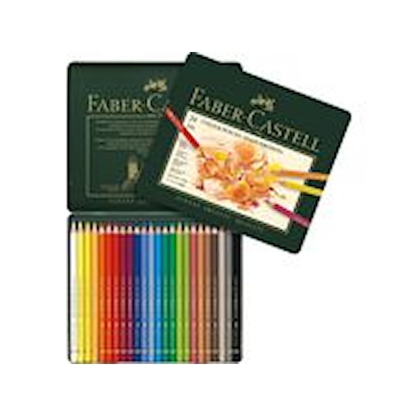 Faber-Castell Polychromos Fargeblyanter Metalletui 24 pakning