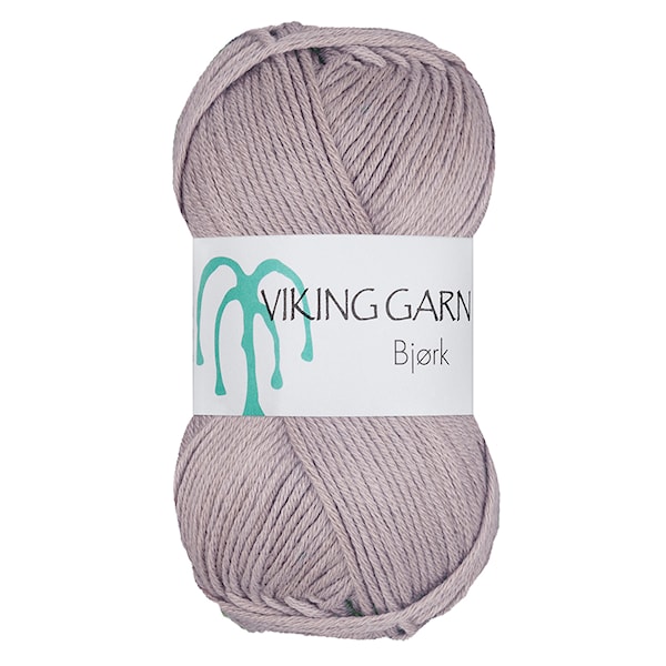 Bjørk 50 g Gråbeige 505 Viking Garn
