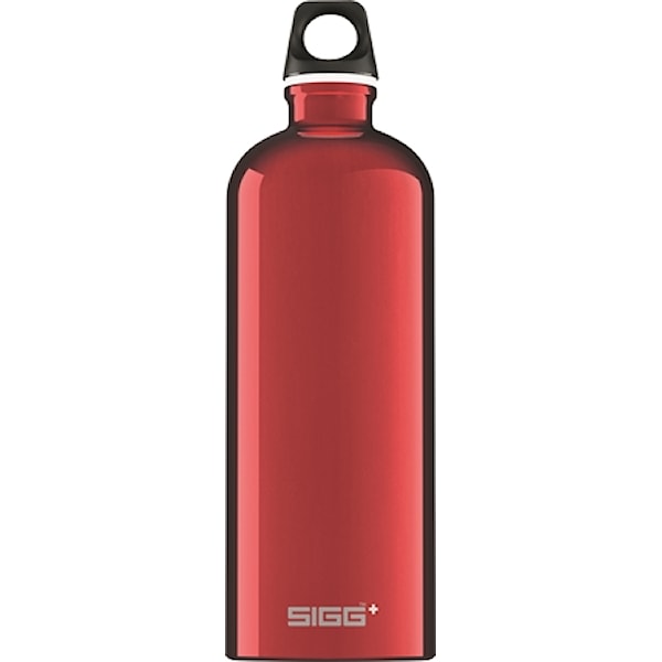 Drikkeflaske, Traveller, 1,0 L, Rød, SIGG