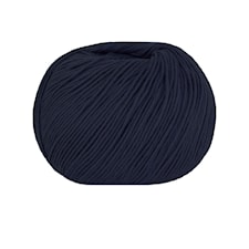 Cashcot organisk bomull och kashmir 50gr Blu Marino 291 Lana Gatto