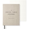 Coffe Table Journal Clean 25,5 x 20 cm Rough Linen 256 sidor Paperstyle