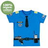 Poliisin T-paita Ekologista Puuvillaa 98-104 cm Den Goda Fen