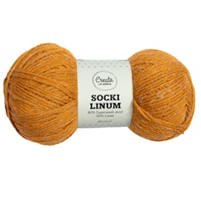 Socki Linum 100 g Mustard C109 Adlibris