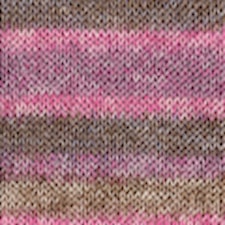 Fabel Long Print Lanka Villasekoitus 50 g 655 wooden rose Drops