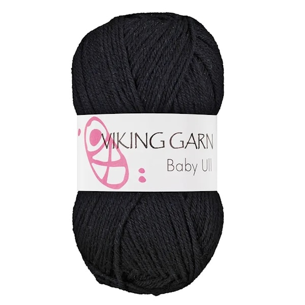 Baby Ull 50 g Koksgrå 317 Viking Garn