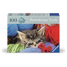 Wool Cat Pussel 100 Bitar, Ravensburger