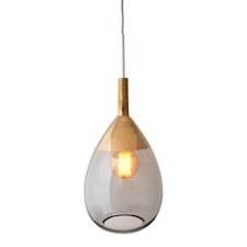 Ebb & Flow Lute Taklampa D: 22 H: 49 cm Grå/ Platinum