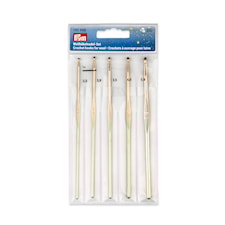 Virknåls set för ull, 14 cm, 2,50–5,00 mm, guldfärgade, Prym