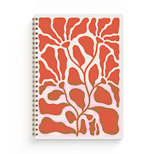 Muistikirja A5 Kukka Oranssi