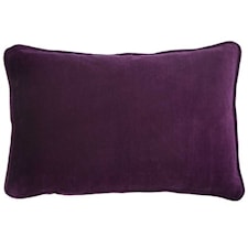 Bungalow Kuddfodral Sammet 33 x 50 cm Aubergine