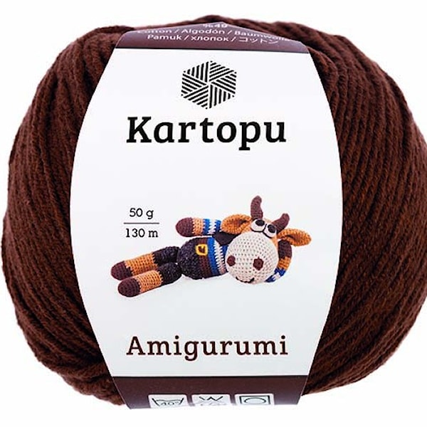 Kartopu Amigurumi 50g Dark Brown K890