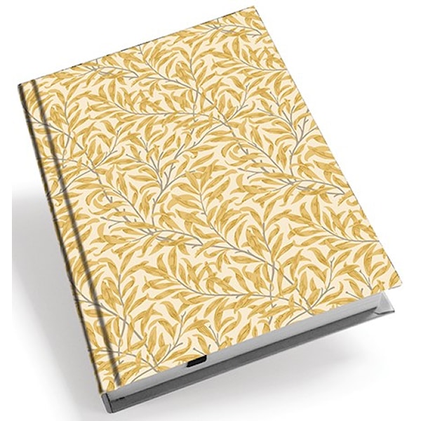 Notatbok Hardcover A6 William Morris Modern Willow Bough Gul Linjert