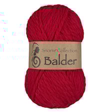 Balder Enfärgade Ull 50g Röd 850, Viking Snorre