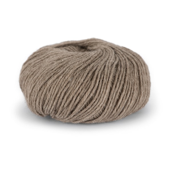 Du store Alpakka Sterk Ullmix 50 g Lys Brun Melert 823