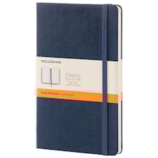 Antecknignsbok Classic Hard Linjerad Large Sapphire Blue Moleskine