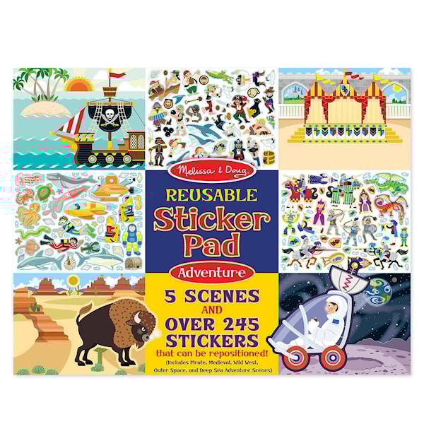 Klistremerkebok Eventyr Melissa & Doug