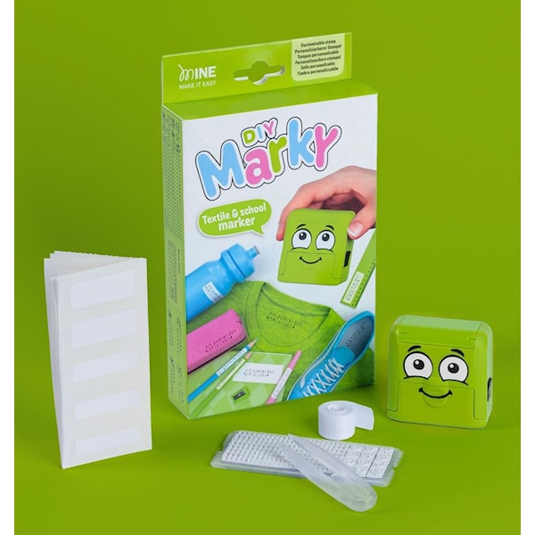 Stempel Navnemerking Grønn Marky DIY COLOP