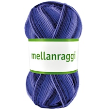 Järbo Mellanraggi Garn Ullmix 100g Viol Print 28354