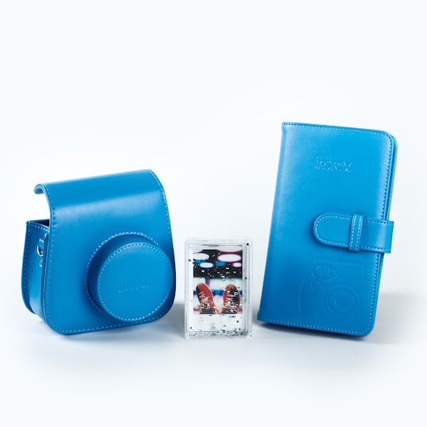 Instax Veske med Tilbehør Cobalt Blue