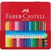Akvarellpennor Grip 24 färger i metalletui Faber-Castell