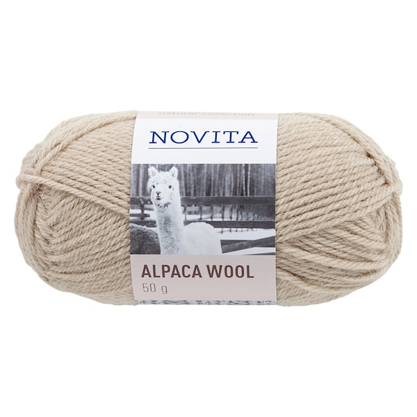 Novita Alpaca Wool Garn 50 g halm 603