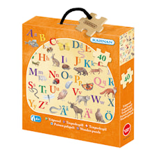 Träpussel ABC 40 bitar, Kärnan