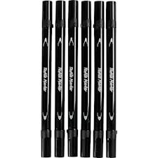 Tekstiilitussit, paksuus 2,3+3,6 mm, musta, 6 kpl/ 1 pkt