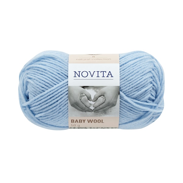 Novita Baby Wool Ullgarn 50 g forglemmegei 135