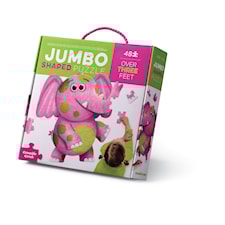 Rosa Elefant Jumbopussel Barnpussel 48 Bitar Crocodile Creek