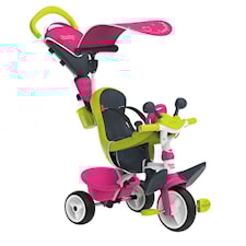 Trehjuling Baby Driver Comfort, Rosa, Smoby