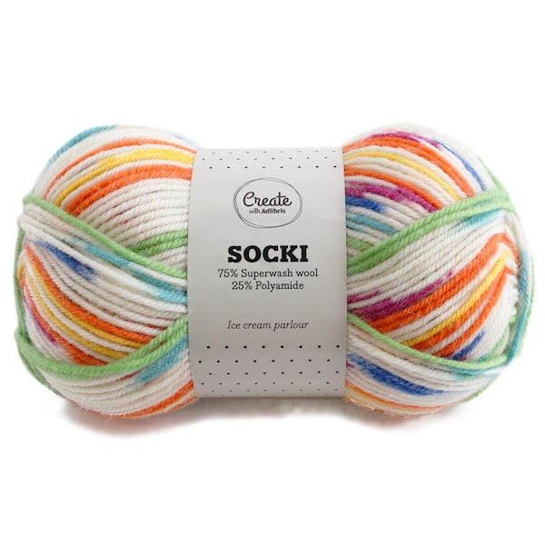 Adlibris Socki 100g Ice Cream Parlour B046