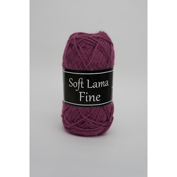 Svarta Fåret Soft Lama Fine Garn Babylama 50g ljung 943